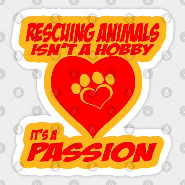 Rescuing Animals Sticker by Stitched Clothing And Sports Apparel